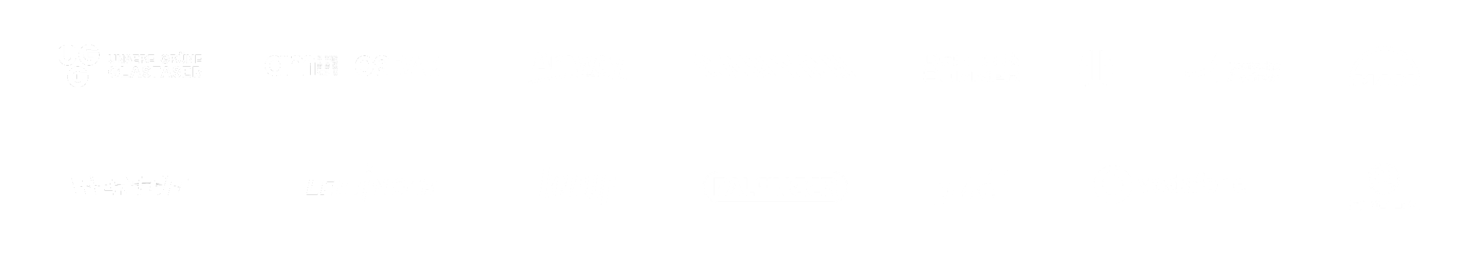 Logoteppich mit Kundenlogos